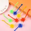 Brinquedos Divertidos Nostálgicos para Crianças Martelo Meteoro Grudento Bola Grudenta na Mão Bola Quicante Telescópica Presente de Recompensa para Aluno do Ensino Fundamental