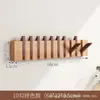 Perchero de Pared con Forma de Tecla de Piano para Entrada, Gancho de Madera Maciza para Dormitorio o Vestíbulo (Requiere Taladro), Perchero para Abrigos y Sombreros para Detrás de la Puerta