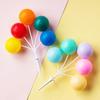 Balão Confissão Decoração de Bolo Plug-In Popular Ins Fofo Colorido Bouquet de Bolas Acessórios de Confeitaria de Aniversário Enfeites