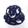 Sombrero infantil de primavera y verano, sombrero de bebé lindo de dibujos animados, sombrero de pescador, sombrero de bebé delgado con protección solar, transpirable, venta al por mayor de fábrica