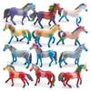 Set de 12 Piezas de Figuritas Mágicas de Unicornio Modelos de Animales Fantásticos de PVC Colección de Unicornios Coloridos Caballos Soñadores y Criaturas Míticas Educativo Para