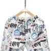 Shorts Esportivos de Seda Gelada Estampados Verão Masculino para Corrida Tamanho Plus Calças de Cinco Pontas Moda Casual Calças de Praia para Homem