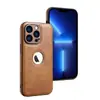 Adecuado para Funda de Teléfono iPhone 17 Pro Max, Funda Protectora de Cuero Business Apple 16 Pro con Protección Lateral de Cuero