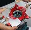 Molde posicionador creativo de aleación de aluminio dos en uno para ranurado y posicionamiento, ajustable para perforación precisa de agujeros, ranurado y conexión en carpintería