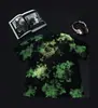 Camiseta tie-dye lavada de algodón puro de peso pesado de 230 g, retro transfronteriza, talla grande, corte holgado, hombros caídos, manga corta moderna, venta al por mayor