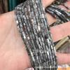 Suministro directo de fábrica de cuentas sueltas de piedra natural de ágata de cristal de 2x4 mm, cuentas rectangulares de corte cuadrado pequeño, accesorios de joyería para bricolaje