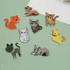Parches de Tela Bordados, Animales Lindos de Dibujos Animados Listos, Gatos, Directo de Fábrica, Parches sin Coser para Ropa, Bolsas, Sombreros