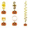 Peluca versión Q Festival de Fantasmas de Halloween trenza sucia colgante de aleación accesorios DIY de fantasma bruja calabaza murciélago lindos