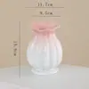 Shumen Vaso Cerâmico Gradiente Simples Moderno Decoração Flores Secas Flores para Cultivo de Água Flores de Blocos de Construção Flores para Sala de Estar Ornamentos de Flores