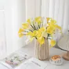 Flor Artificial Lírio Calla Mini PU Aliexpress Flor Artificial Atacado Flor de Segurar Decoração de Casa Mw01501