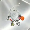Pulseira Pan Jia Venda Quente Transfronteiriça Pulseira DIY Castelo de Caveira Morcego Fantasma Abóbora Halloween Joia Clássica