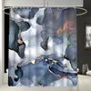 Cortina de Ducha Impermeable y Antimoho Impresa Personalizada Más Vendida de Amazon, Disponible como Alfombrilla Absorbente de Baño Individual Empaquetada al Vacío