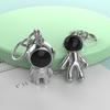 Llavero Astronauta Hombre Espacial Coche Hombre Metal Colgante Bolsa de Llaves Regalo Artículos Pequeños Venta al por Mayor