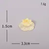 Adornos de Micro Paisajismo, Jardinería y Paisajismo, Flores de Loto, Adornos Pequeños para Acuario, Decoraciones de Manualidades DIY de Resina, Accesorios Pequeños