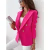 Estación Independiente Aliexpress Otoño e Invierno Nuevo Estilo Europeo y Americano Chaqueta de Traje a Cuadros de Manga Larga de Doble Botonadura