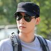 Sombrero para Hombre Primavera y Otoño Protección Solar Casual Sombrero para el Sol Estilo Coreano Simple Moda Viaje al Aire Libre Montañismo Sombrero de Copa Plana