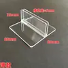Suporte de Pé para Placa KT Clipe Acrílico para Anúncios Base Suporte de Clipe para Prateleira de Supermercado Sinal de Classificação para Farmácia Sinal Guia