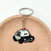 Novo Chaveiro de Carro Transfronteiriço Pingente de Bolsa Fofo Chaveiro Logo Pronto Desenho Animado PVC Borracha Macia Joia