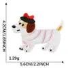Dachshund Lindo Estilo Coreano Autoadhesivo Bordado en Tela Decoración DIY Funda de Teléfono Bordado Accesorios de Ropa Parche de Tela