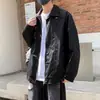 Chamarra nueva estilo workwear retro 2006 para hombre, una chamarra corta elegante y genial con un toque de alta gama, perfecta para primavera y otoño, con cuello de solapa y diseño de chamarra de béisbol