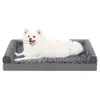 Sofá removible y lavable para mascotas transfronterizo, cama para perros de terciopelo rosa, alfombrilla para perros de esponja para cuatro estaciones, cama cálida para perros medianos y grandes, cama para gatos