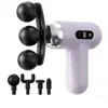Pistola de Massagem Fascial Mini Transfronteiriça Massagem Fácil Casa Multifuncional Elétrica Pescoço Pistola de Fascia Percussão Muscular Relaxamento Massageador