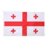 Bandeira da Geórgia 90*150cm em estoque 3 * 5 pés fabricantes de bandeiras bandeira da Geórgia atacado fornecimento transfronteiriço