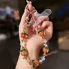 Cadena para Teléfono Móvil Shishi Ruyi Lujo Accesible Cadena para Teléfono Móvil de Cristal con Cuentas Colgante para Funda de Teléfono Móvil Cadena para Bolso Pequeño Correa para Teléfono Móvil