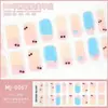 Nuevas Pegatinas para Uñas de Gel UV con Foil Dorado y Brillo Degradado, Pegatinas de Arte para Uñas de Gel Semi-Curadas para Lámpara de Fototerapia