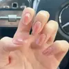 30 Peças de Adesivos de Unha Simples e Suaves, Unhas Manicure Doces Mais Vendidas, Unhas Curtas Vestíveis de Alta Qualidade, Fofas