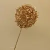 Material de Balde de Ano Novo 2025 Véspera de Ano Novo Fruta Vermelha Folha de Ouro Folha de Ginkgo Folha de Leque Tamanho do Leque Leque Redondo Costas de Tartaruga Dourado