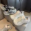 Sapatos Femininos Mais Vendidos Sola Grossa Tênis Pai Aumenta Altura Feminina 2026 Novo Outono Versátil Casual Emagrecedor Sola Macia Tênis Esportivo