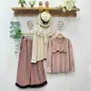 506 Suéter de Tricô Rosa Outono e Inverno para Mulheres Novo Estilo 2025 Suéter Versátil que Rejuvenesce com um Toque Relaxado e Sofisticado