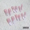 24 PIEZAS Colección de Arte para Uñas Bestseller Transfronterizo Navidad Halloween Flor Uñas Portátiles Ojo de Gato Halloween Piezas de Uñas Portátiles