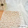 Tecido de cortina de renda de malha branca fundo de foto de casamento mesa vestido roupas tecido atacado