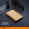 Plato de madera de bambú de estilo japonés creativo, plato de sushi, vajilla de cocina, tabla de sushi, sashimi, madera maciza rectangular