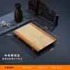 Plato de Madera de Bambú Estilo Japonés Creativo Plato para Sushi Plato para Platos Utensilios de Cocina Tabla de Sushi Bandeja para Servir Sashimi Madera Maciza Rectangular