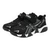1712 Zapatos deportivos para niños y niñas, zapatos casuales de malla hueca de corte bajo para correr y viajar en primavera y verano