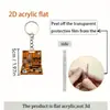 Llavero Acrílico Nuevo Transfronterizo Colgante Acrílico Temuxiyin Colgante Decorativo Creativo Zhang Linghe