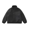 Ropa para Hombre Beijie 2025 Invierno Nuevo Cuello Alto Chaqueta de Vuelo Chaqueta de Algodón Marca de Tendencia para Hombre Ropa de Trabajo Chaqueta de Algodón Chaqueta de Algodón de Color Sólido