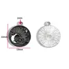 Accesorios para Joyería de Aleación con Goteo de Aceite DIY Colgantes de Mariposa Oscura Murciélago Pendientes Pendientes Pulsera Colgante W508