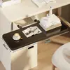 Placa de Extensión para Escritorio, Bandeja Ampliada Específica para Cajón sin Taladro, Soporte Plegable para el Borde del Escritorio del Hogar