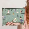 Xiyin temu Bolsita de Cosméticos Impresa de Venta Caliente Bolsa de Almacenamiento Portátil Bolsa de Almacenamiento de Cosméticos Bolsa de Gran Capacidad Bolsa Plana