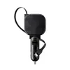 Carregador de Carro Retrátil de Carregamento Super Rápido para Tomada de Isqueiro, Compatível com Huawei Apple 17, Porta USB Multifuncional, Universal