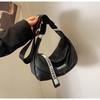 Bolsa de design de nicho de estilo japonês e coreano 2024 Nova bolsa feminina Grande capacidade Internet Celebrant Commuter All-match Crossbody Bag Dumpling Bag