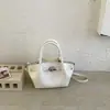Pingente de Pônei Versátil e Fofo Novo Estilo para Trabalho e Deslocamento, Bolsa Pequena de Balde de Luxo Leve de Alta Qualidade, Bolsa Transversal de Nicho