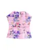 2025 Estilo Europeo y Americano Transfronterizo Patrón Floral Transfronterizo Amazon Verano Top Corsé con Cinturón + Pantalones