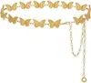 Accesorios transfronterizos europeos y americanos, cadena de cintura de corazón de círculo de metal de moda para mujer, cinturón de estilo punk simple, accesorio para vestido