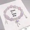 Explosões Super Fada Mori Cristal Lua Pulseira Feminina Design de Nicho Estudante Joker Cor Doce Pulseira de Namorada