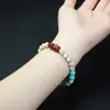 [Cadeia de Suprimentos] Atacado de Fábrica Pulseira de Cinábrio Natural Feminina Estilo Chinês Bodhi Gato Círculo Único Pulseira Dopamina